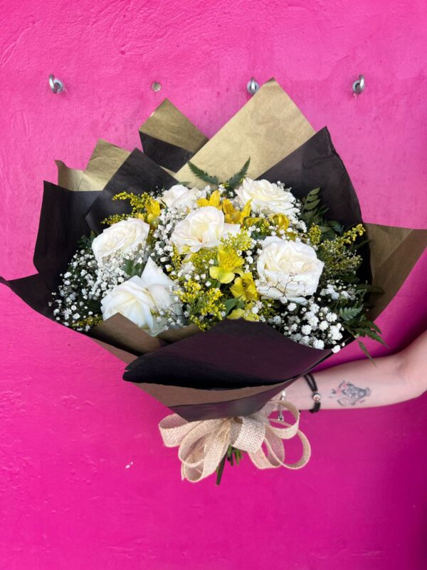 Buque Rosas Branca