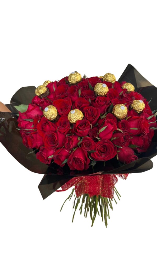 Buquê Majestoso – 100 Rosas Vermelhas