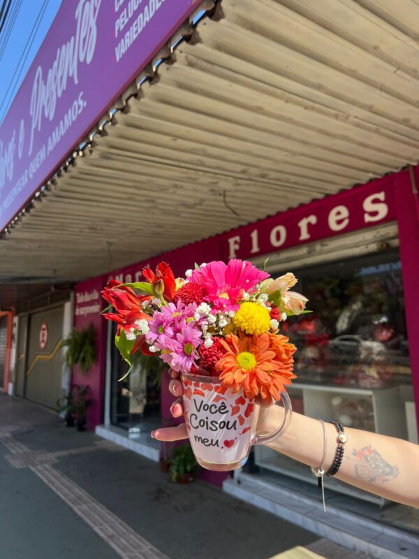 Caneca Floral