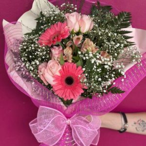 Arranjo Rosado Encantador