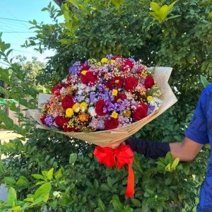 Buquê 20 Rosas Las Cores