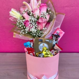 CAIXA BOX ROSA