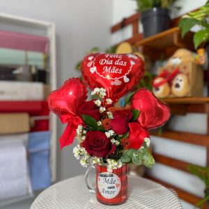 Caneca Amor em Flores