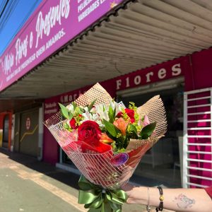 Mini Buque Rosas Vermelhas 001
