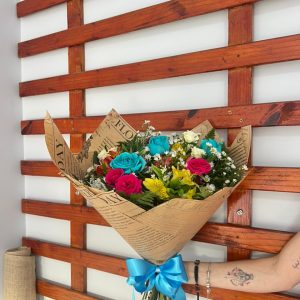 Rosas Azuis + Toque Tropical 2