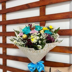 Rosas Azuis + Toque Tropical - principal