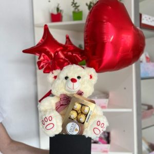 caixa box com pelucia